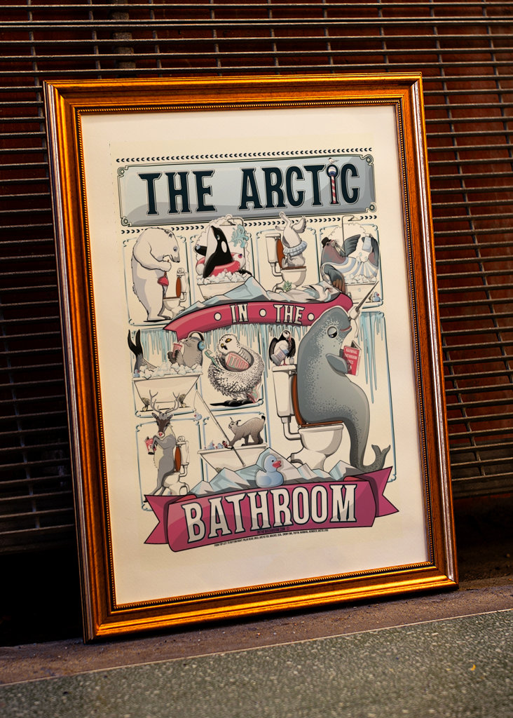 Die Arktis im Badezimmer