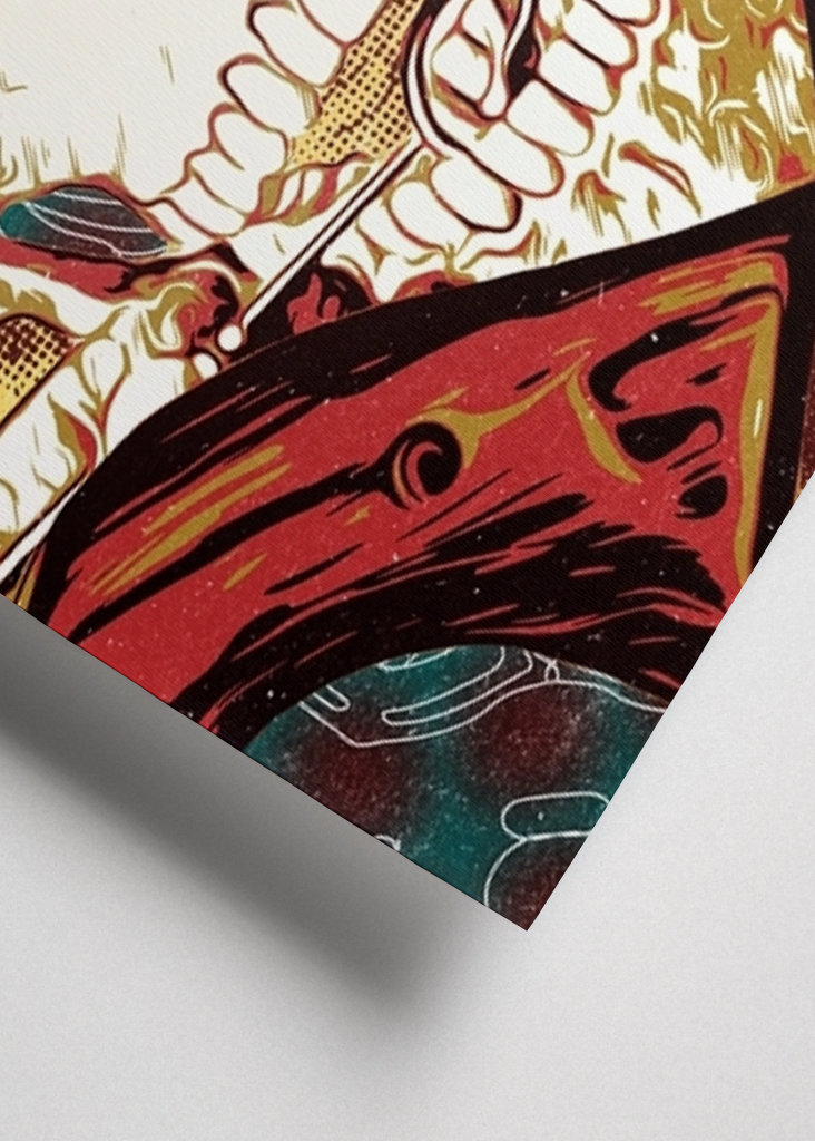 Schädel beim Zahnarzt.