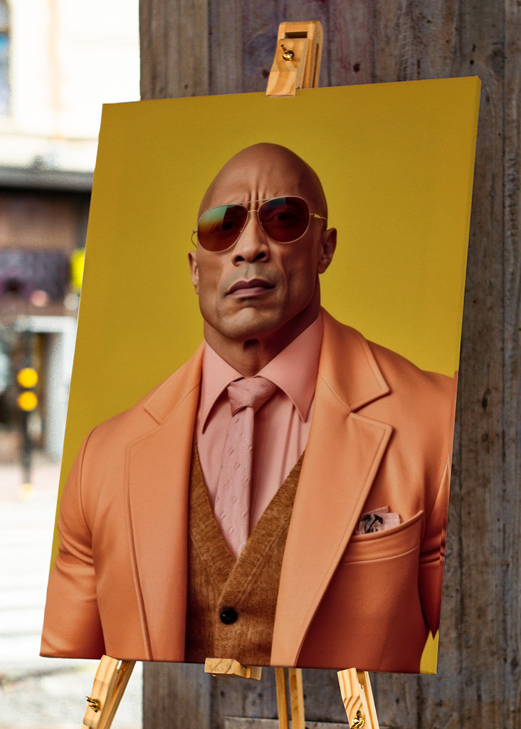 Dwayne 'The Rock' Johnson Kunst