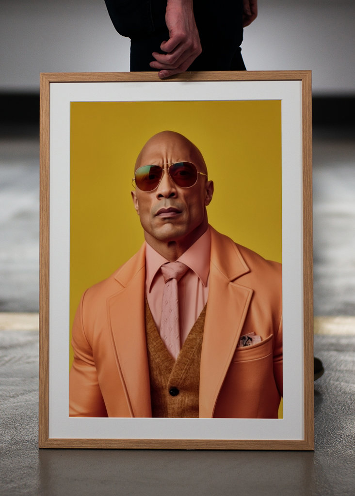 Dwayne 'The Rock' Johnson Kunst