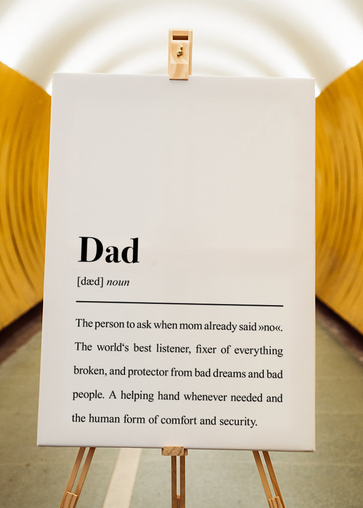 Dad Definition - Quote Print