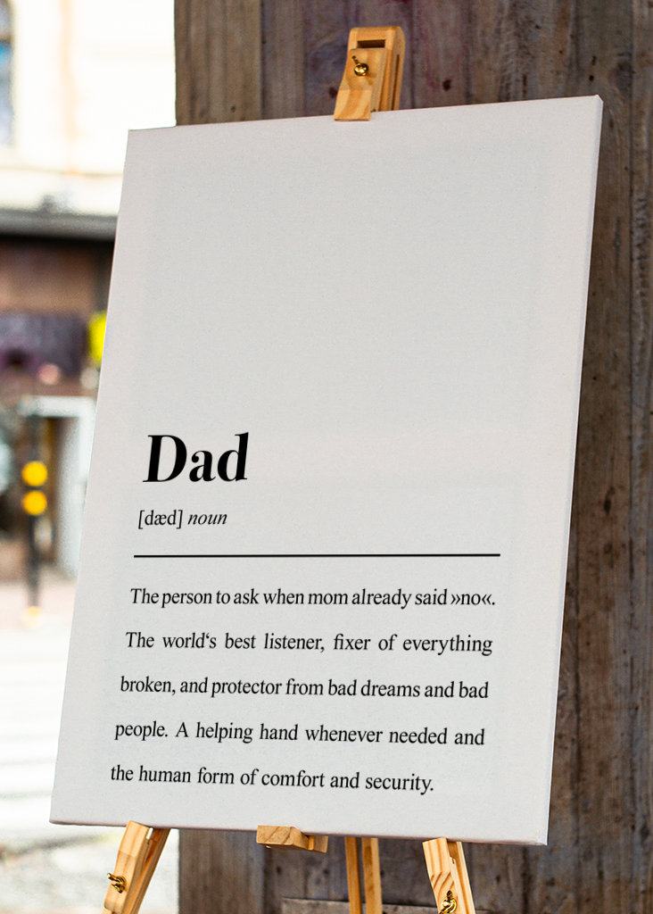 Dad Definition - Quote Print
