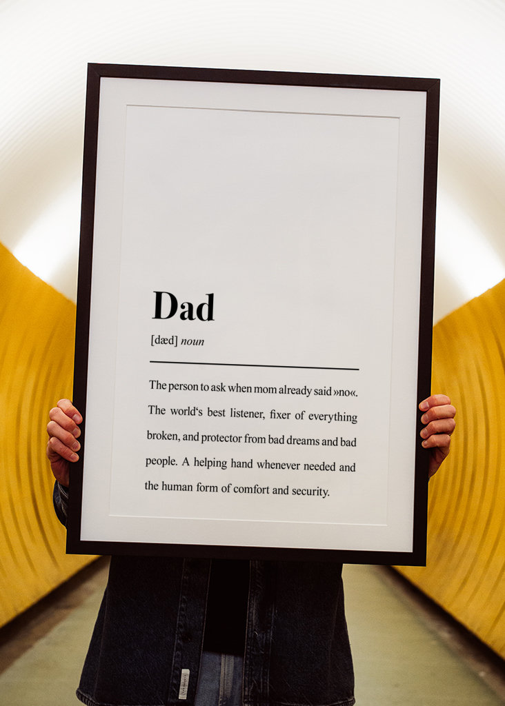 Dad Definition - Quote Print