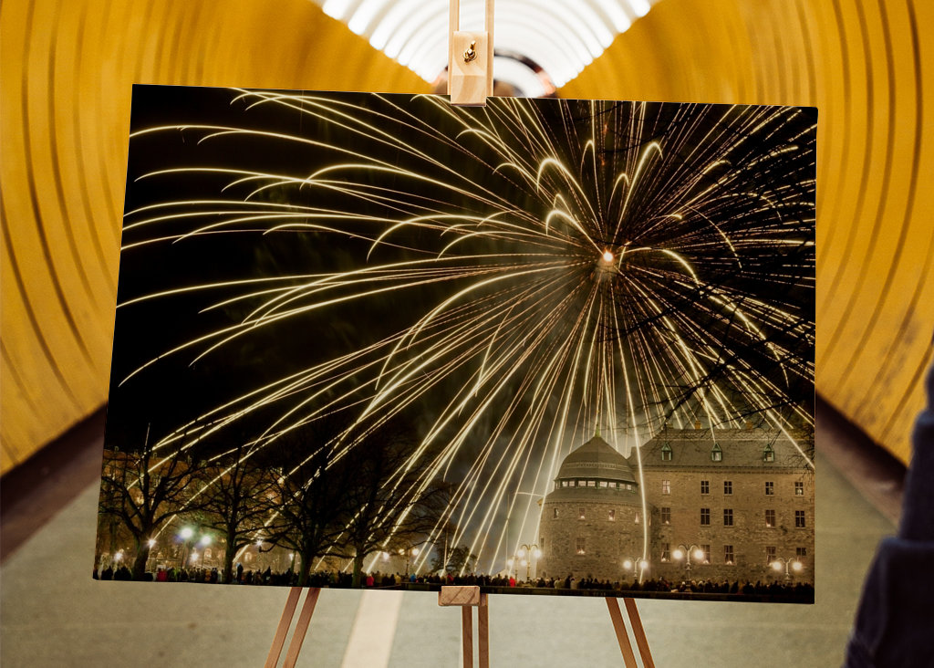 Örebro slott fyrverkeri