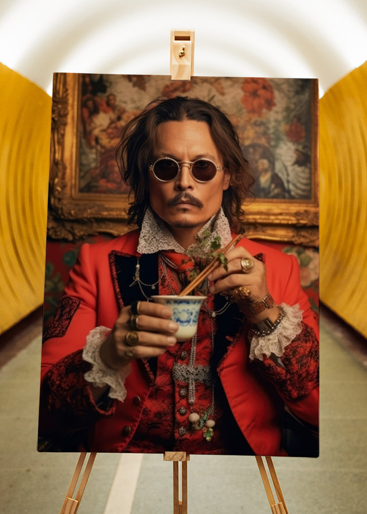 Johnny Depp Fashion Art