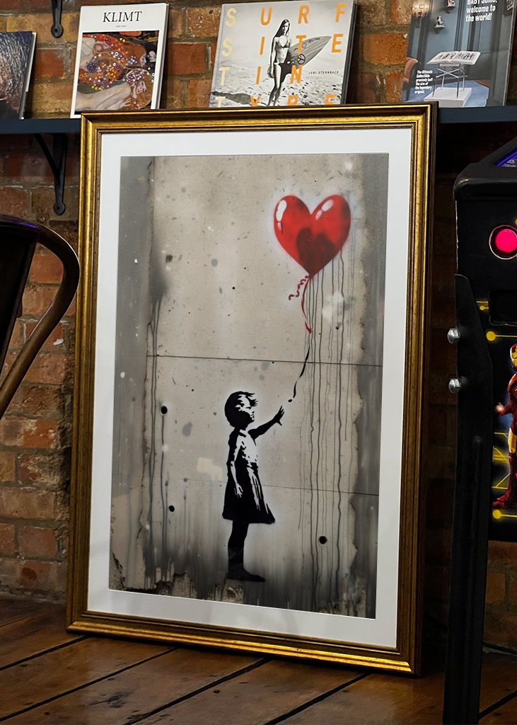 Pige og ballonen x Banksy