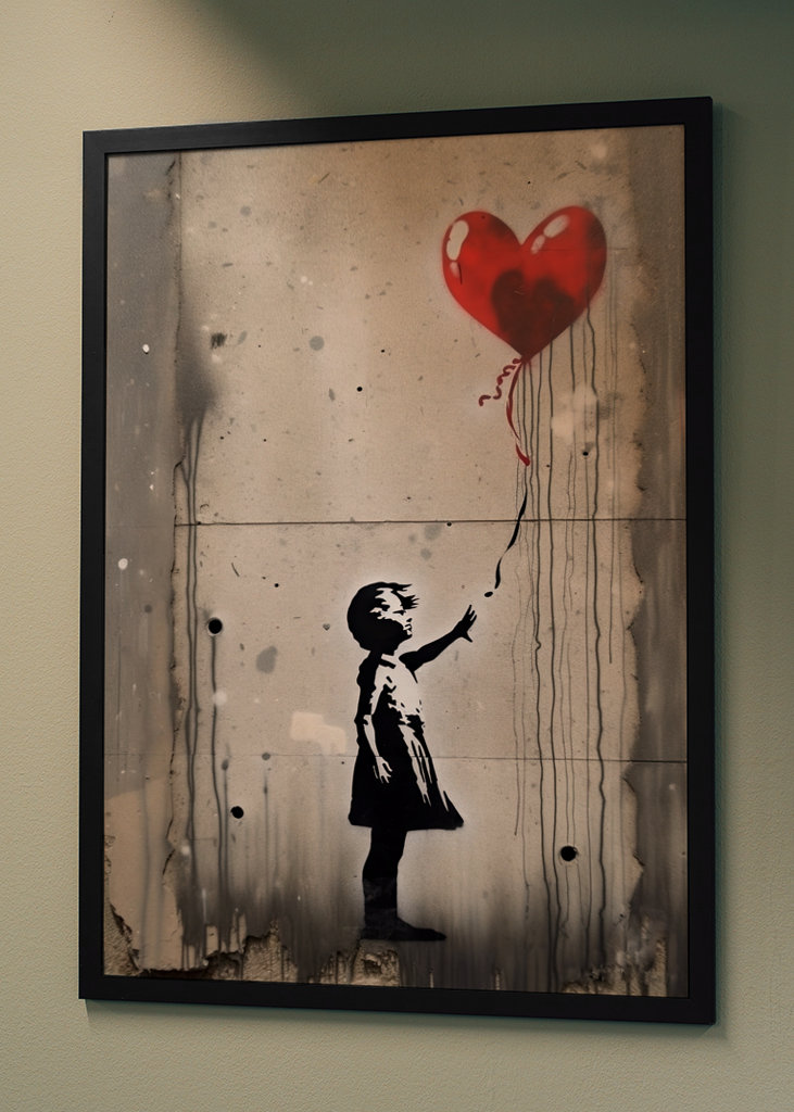 Pige og ballonen x Banksy