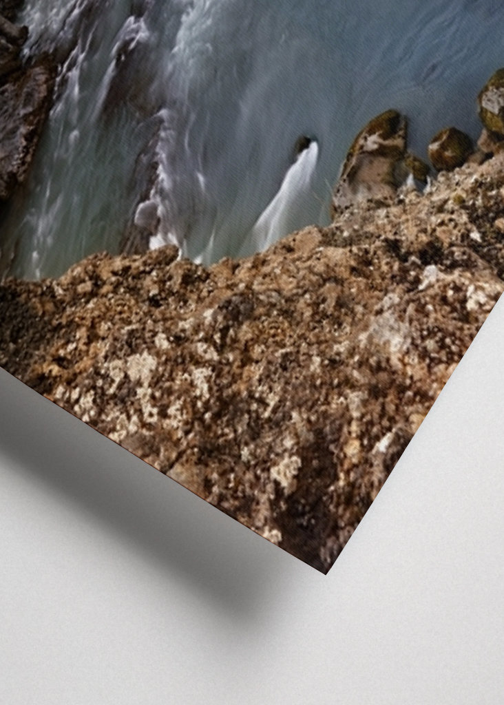 Abendlicht am Wasserfall