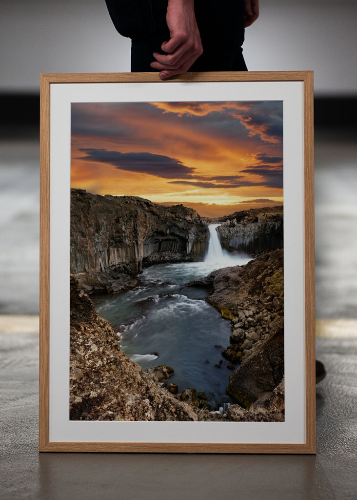 Abendlicht am Wasserfall