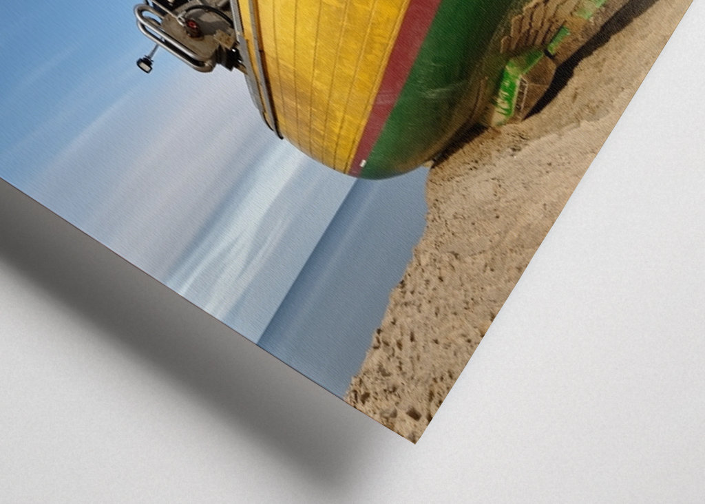 Fischerboote am Ostseestrand