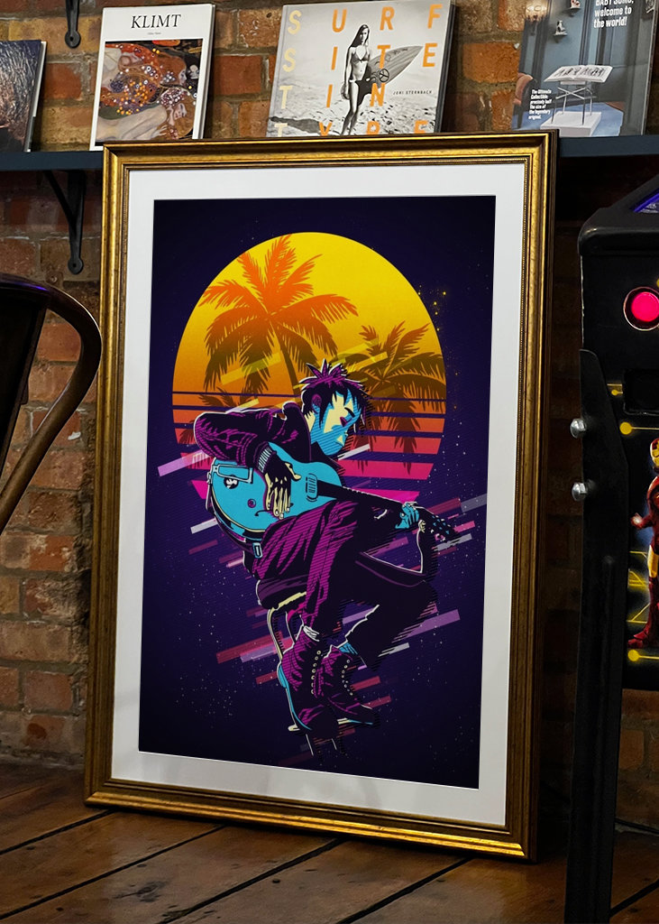 2D stuart pot gorillaz retro