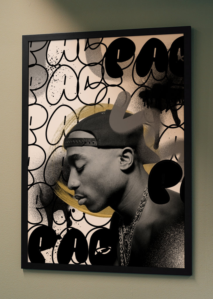 2pac graffiti rap