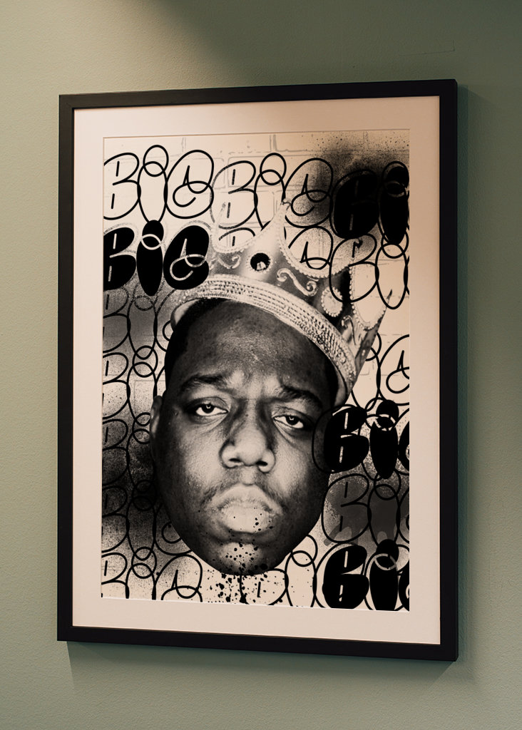 Berüchtigter großer Graffiti-Rapper