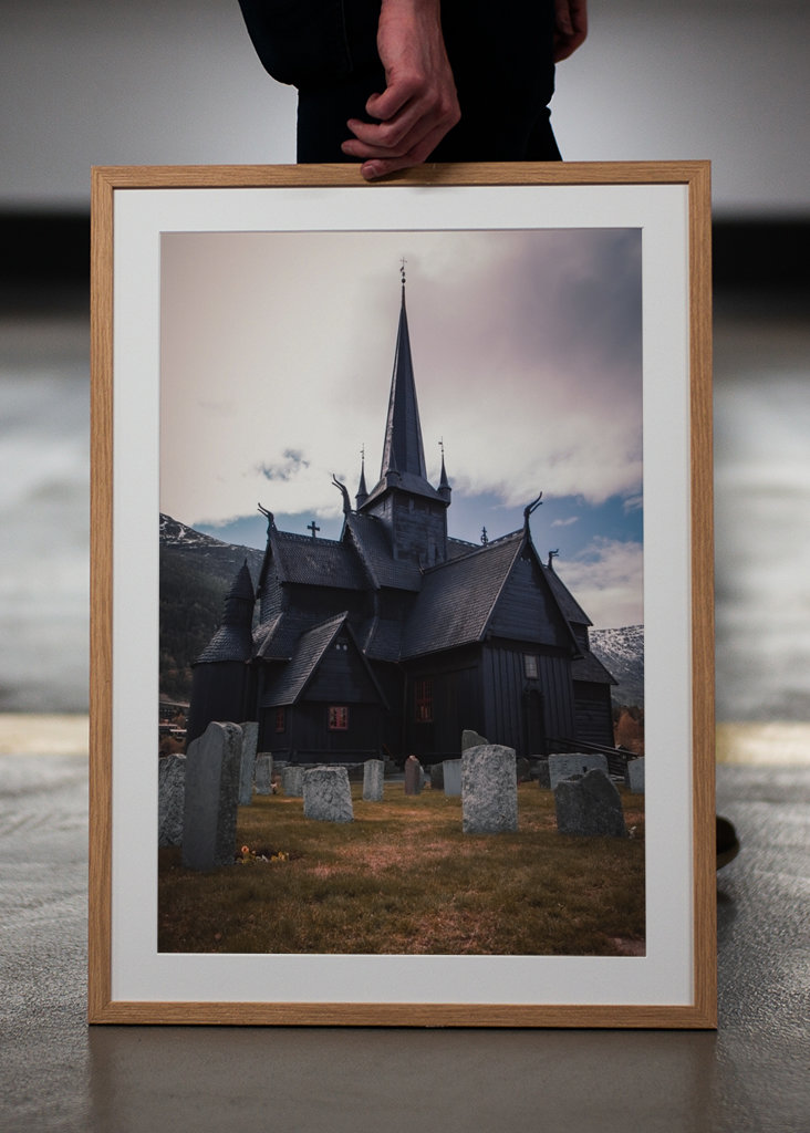 Lom stavkirke af L.jonsson