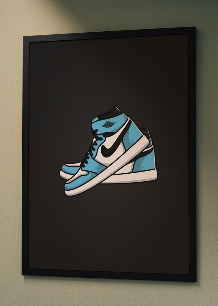 Nike Air Jordan Blue 1