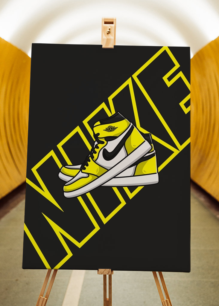 Nike Air Jordan žlutá