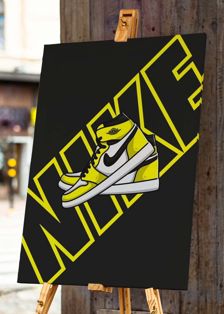 Nike Air Jordan žlutá