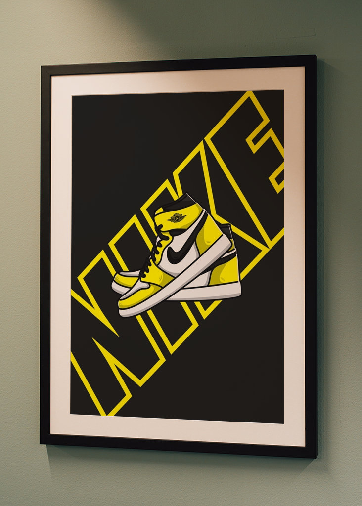 Nike Air Jordan žlutá