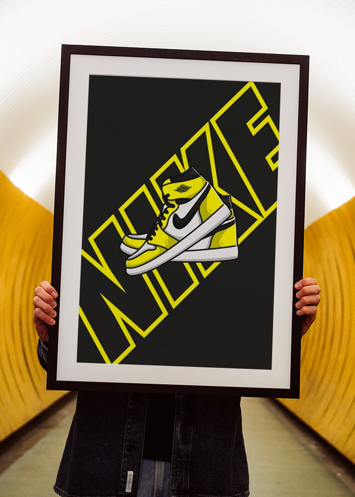 Nike Air Jordan žlutá