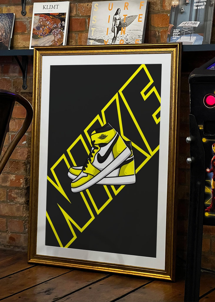 Nike Air Jordan žlutá