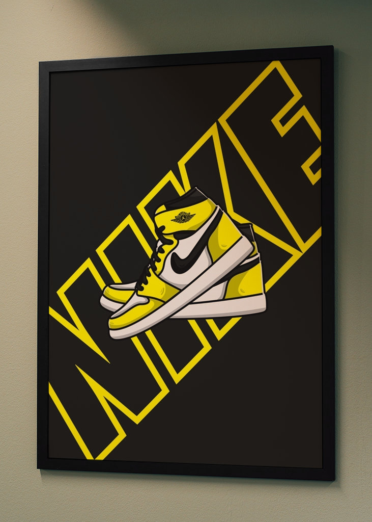 Nike Air Jordan žlutá