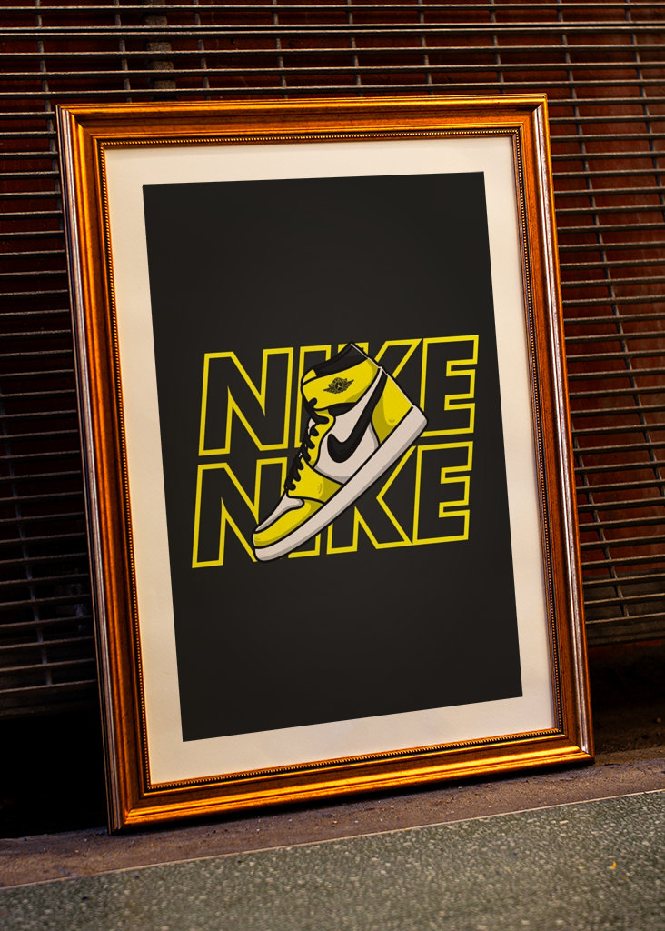 Nike Air Jordan gul 2