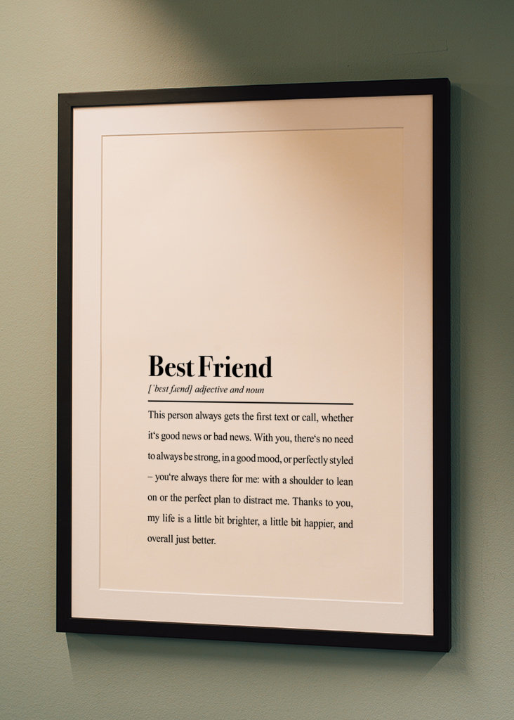 Best Friend Dictionary Print