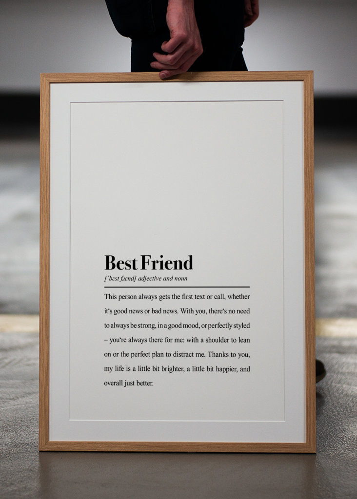 Best Friend Dictionary Print