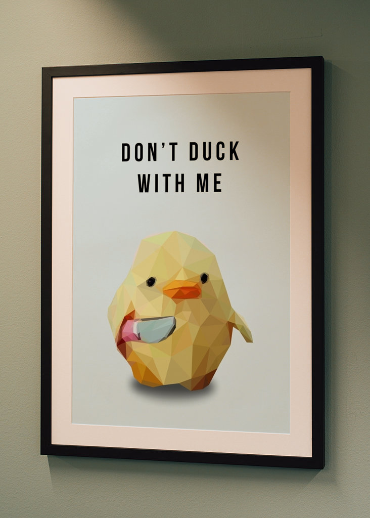 don't duck with me meme