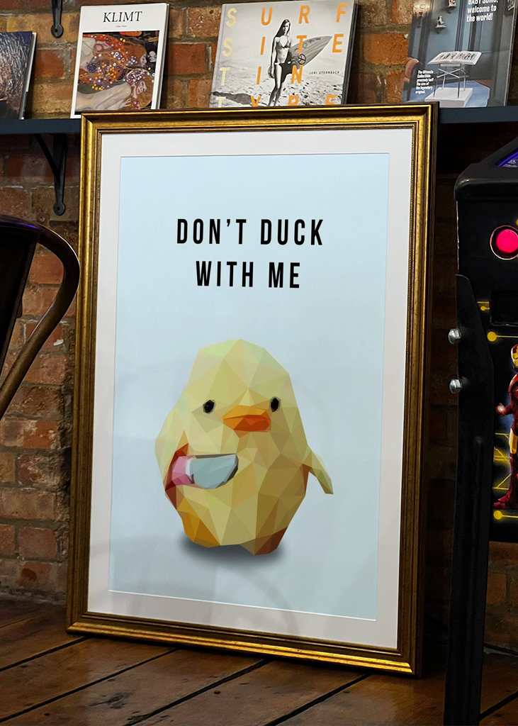 don't duck with me meme