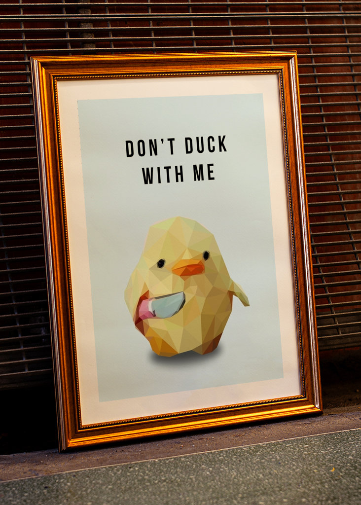 don't duck with me meme
