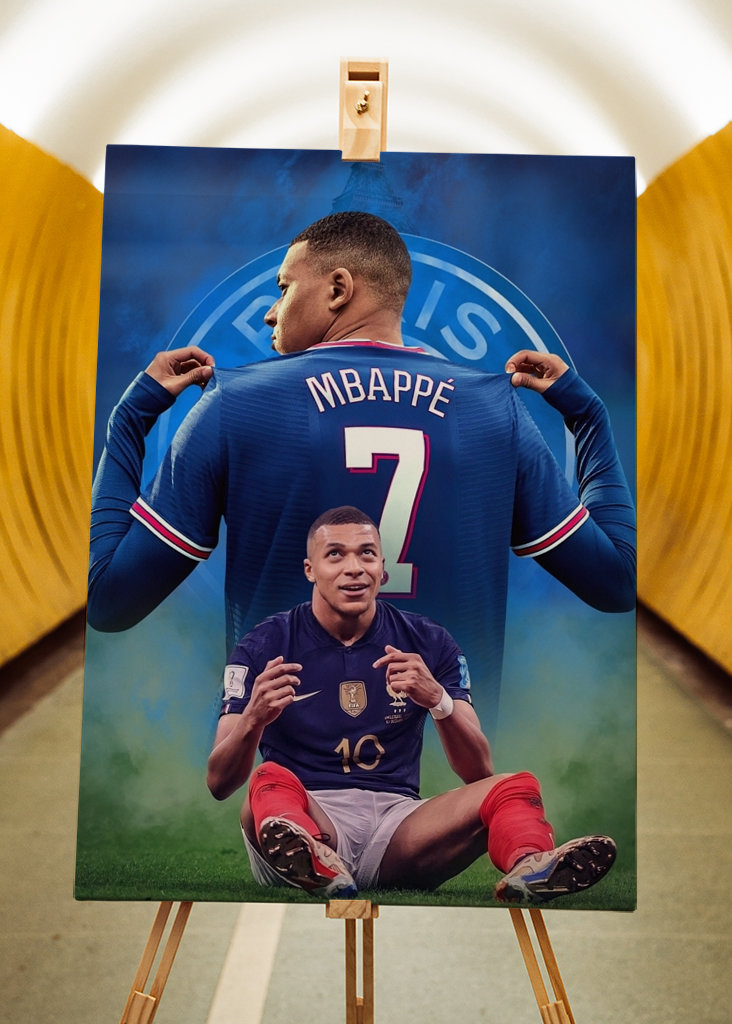 Kylian Mbappe Potrait