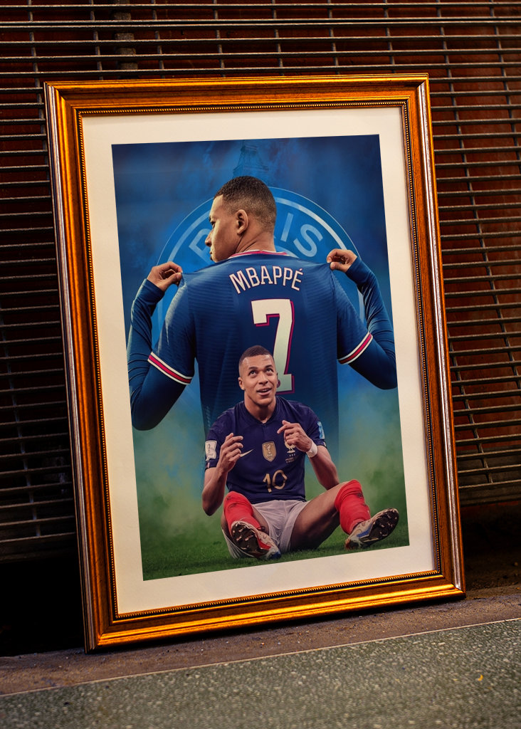 Kylian Mbappe Potrait