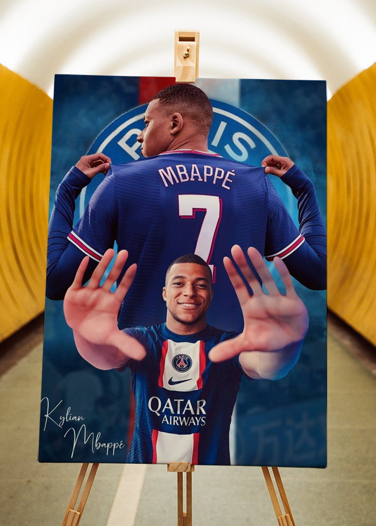Kylian Mbappé Amazing Potrait