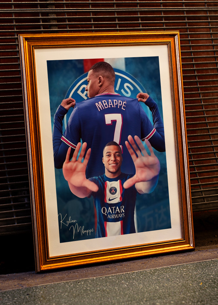 Kylian Mbappé Amazing Potrait