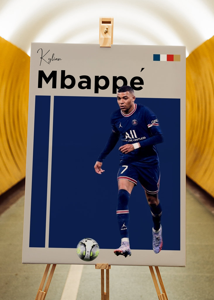 Kylian Mbappé Potrait