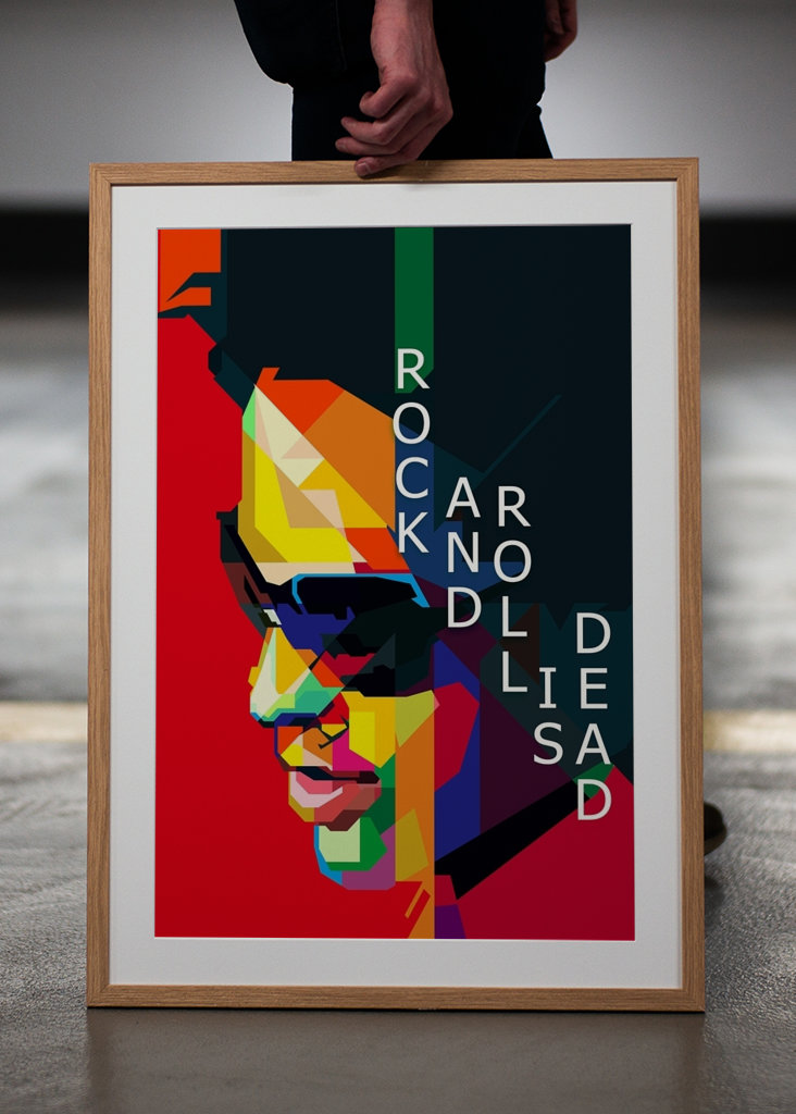 Lenny Kravitz Pop Art WPAP