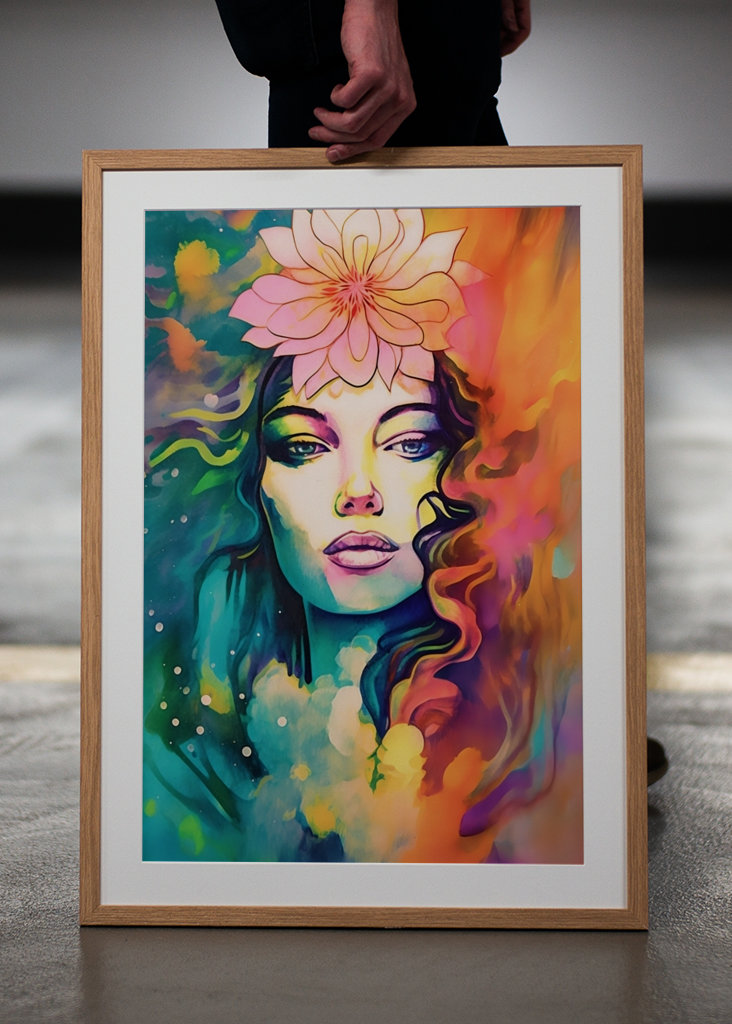 Ich liebe mich für meine Farben