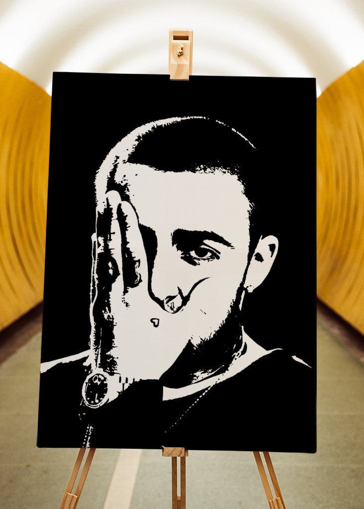 mac miller svart vit