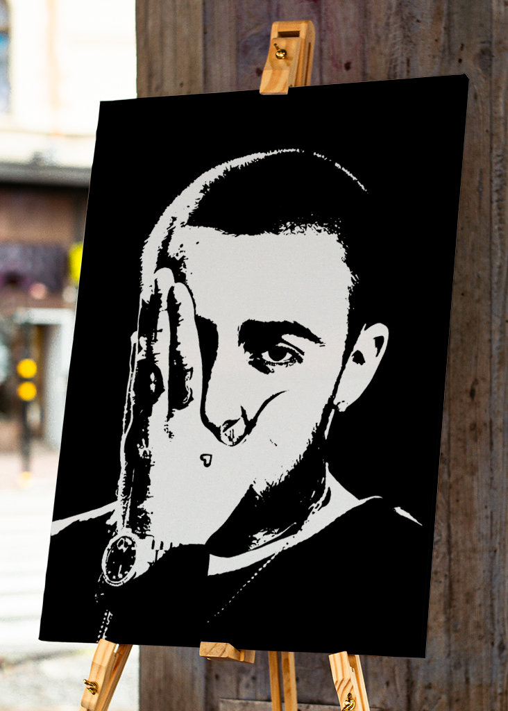 mac miller svart vit