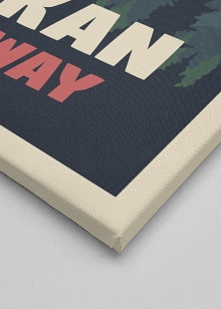 Retro-stil Rjukan om sommeren