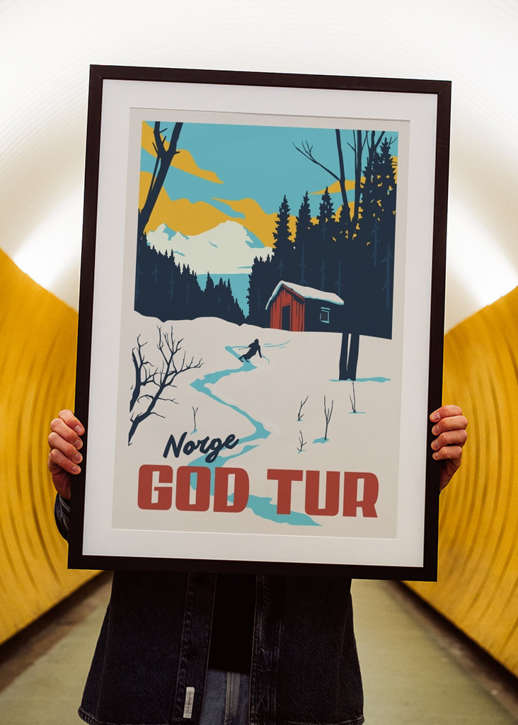God Tur:  Retro Winter Skiing