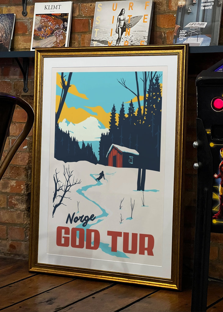 God Tur:  Retro Winter Skiing