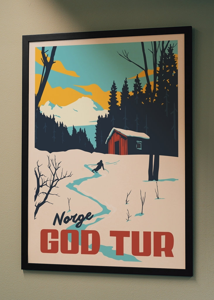 God Tur:  Retro Winter Skiing