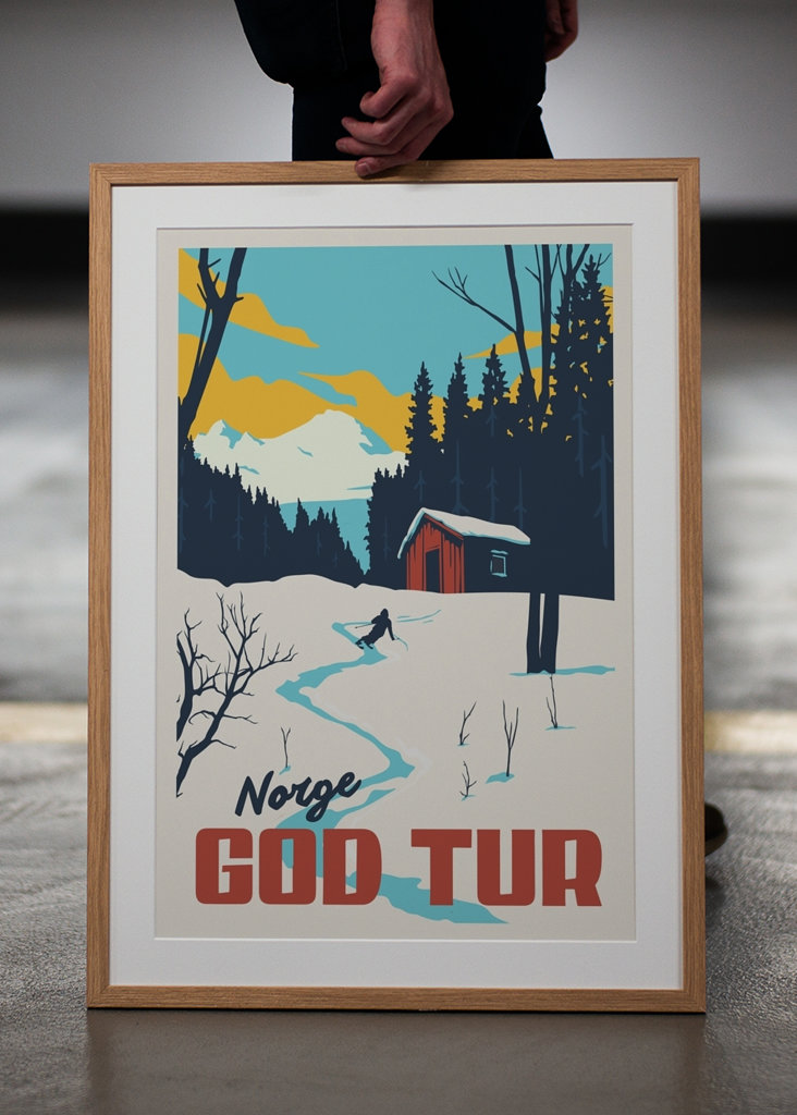 God Tur:  Retro Winter Skiing