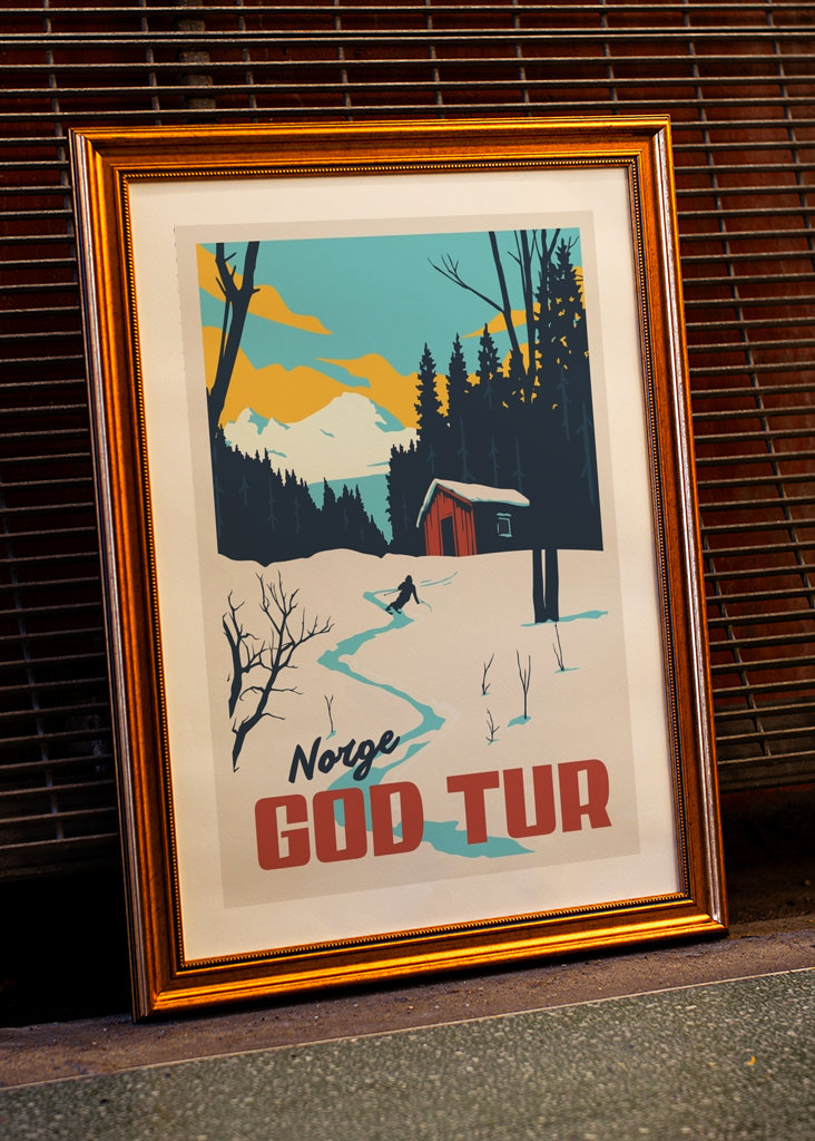 God Tur:  Retro Winter Skiing