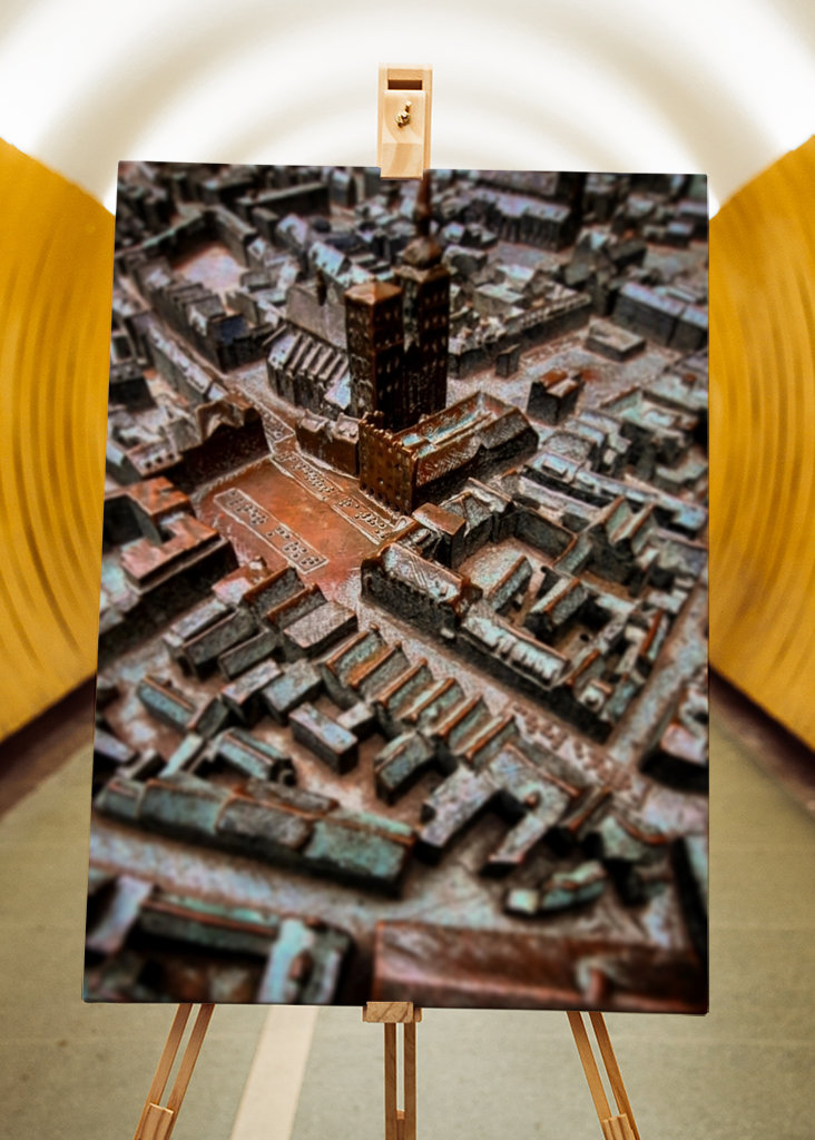 Metall Miniatur von Stralsund