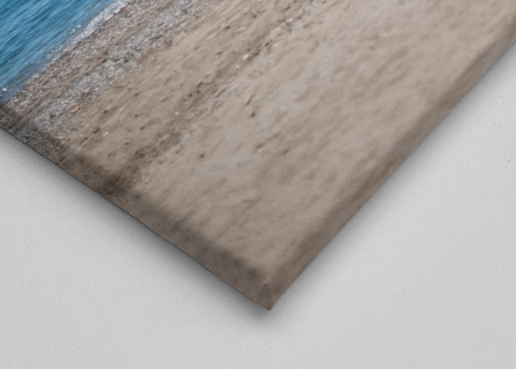 One parasol and two chairs