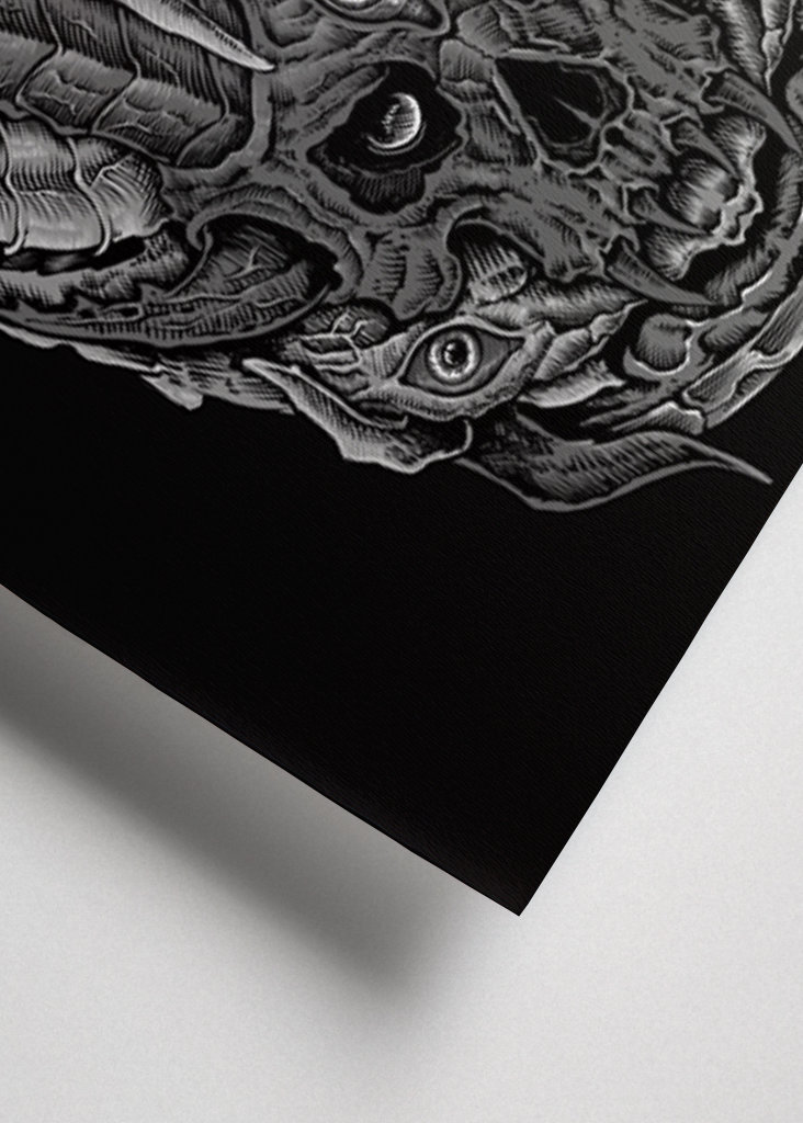 Red Eyes (black and white) 