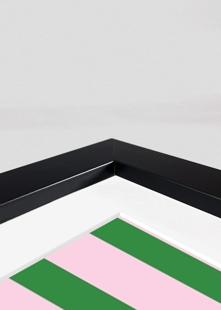 Blomstervase og striber